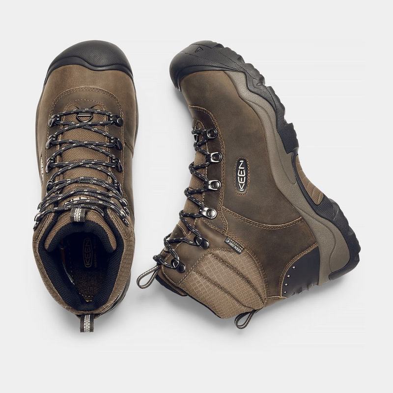 Botas De Montaña Keen Revel III Para Hombre Marrom Oscuro - Botas Keen Mexico (769815-QJV)